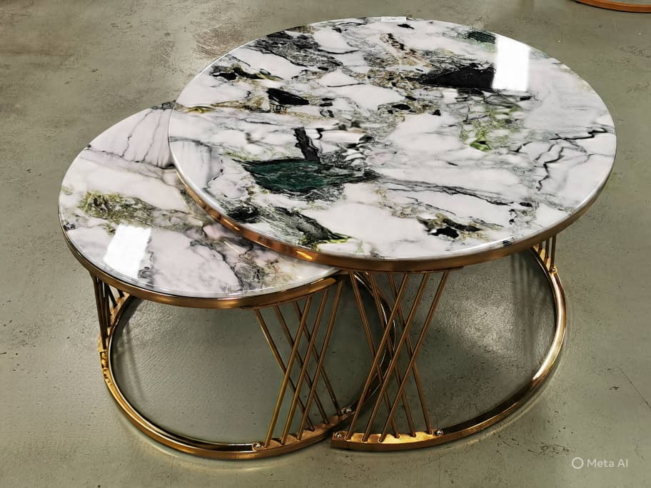 B-310 MARBLE TEA TABLE