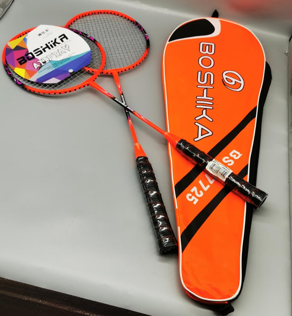 77725 2pcs badminton racket set
