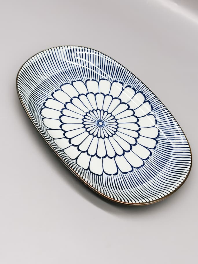 R22-5 9INCH OVAL PLATE