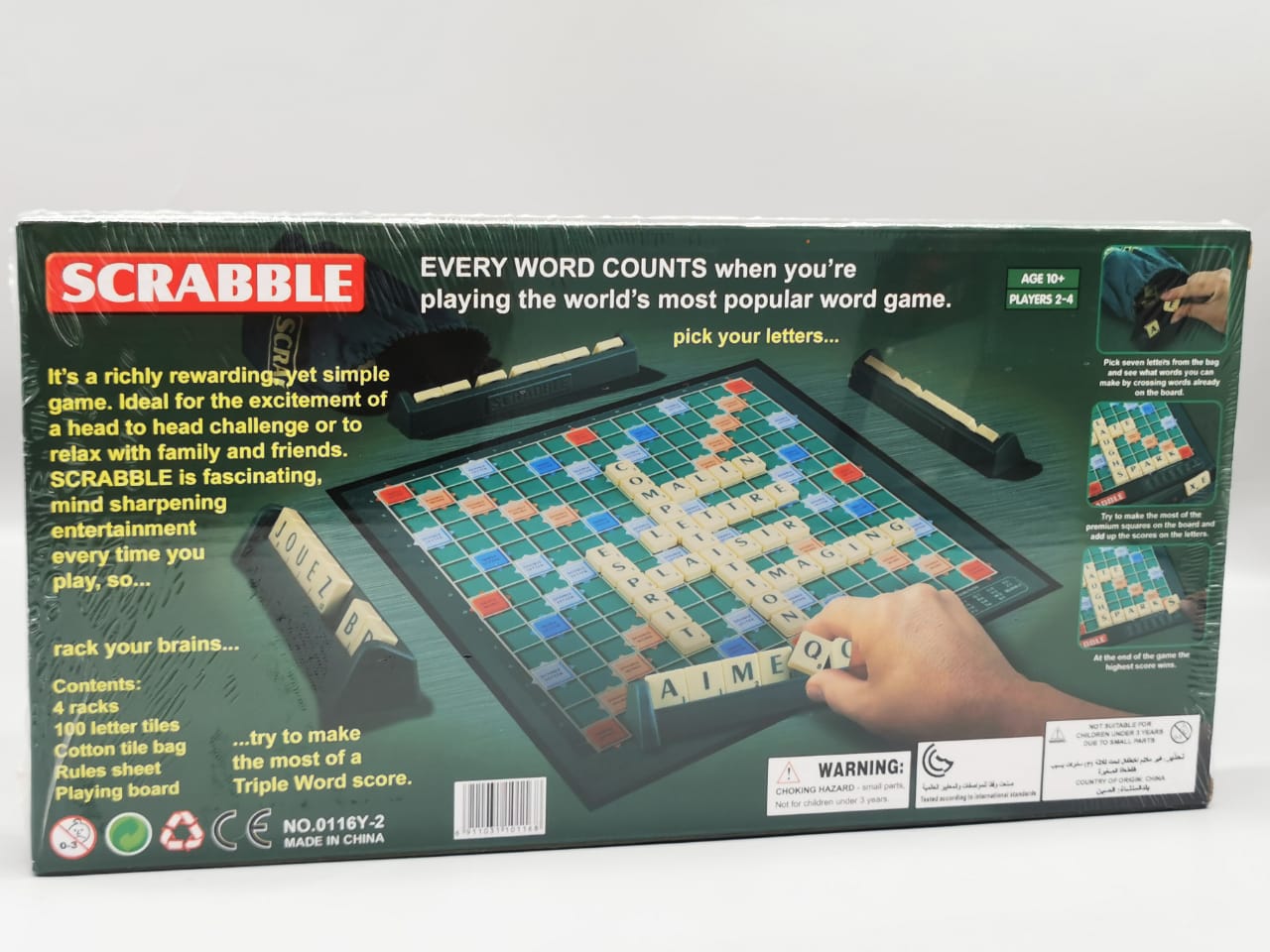 NO. 0166Y-2 SCRABBLE