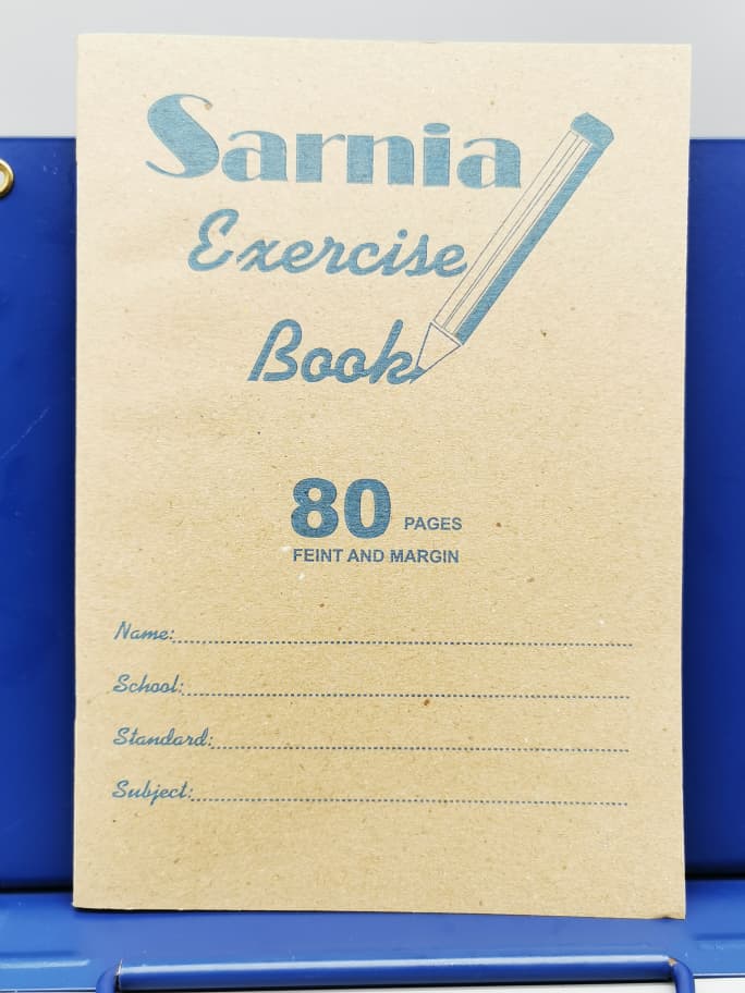 Sarnia 80PG EXERCISE BOOK A5