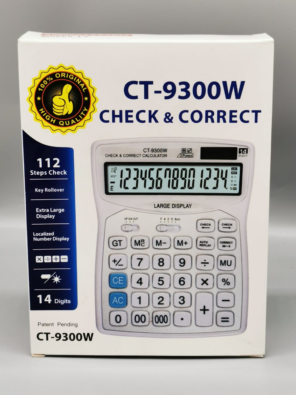 Calculator check & correct