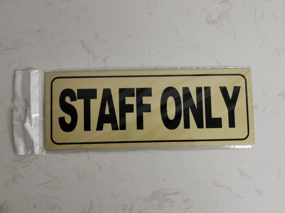 Staff SIGN
