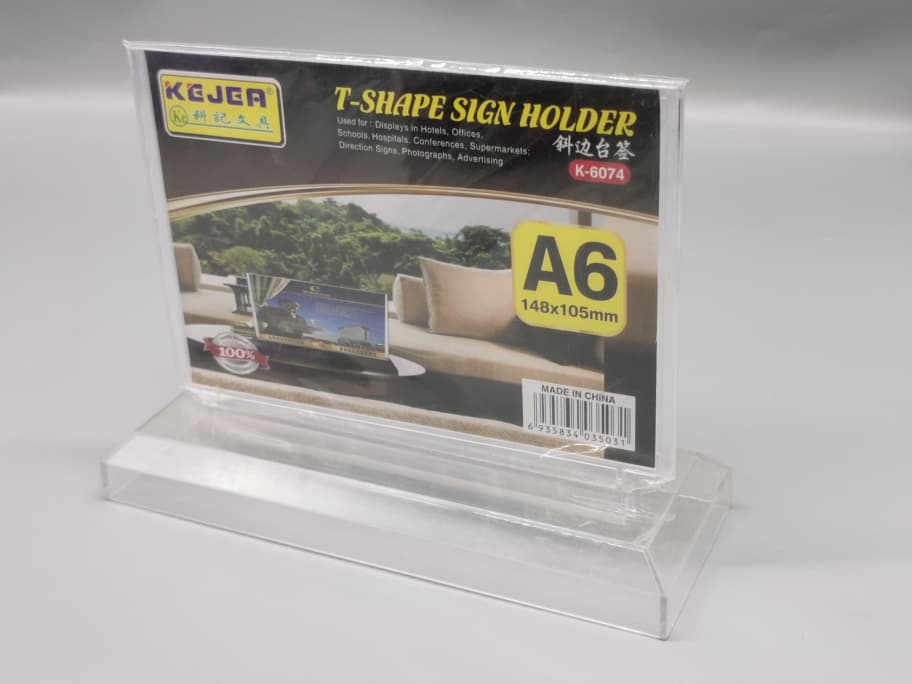 K-6074 T-SHAPE SIGN HOLDER