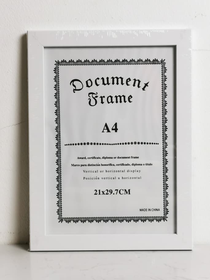 DR6135-1 A4 FRAME