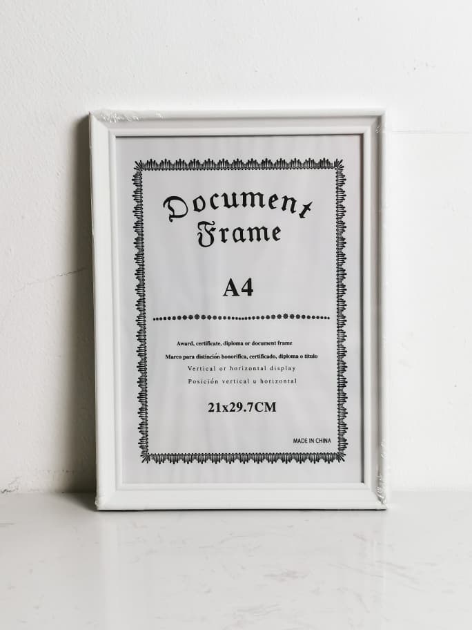 DR6081 A4 FRAME