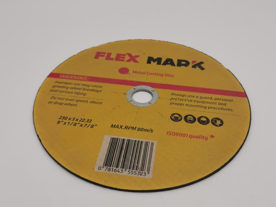 Flex mark cutting disc 230*3*22.33