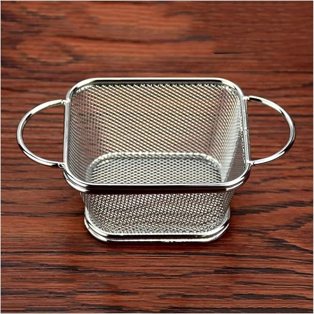 Double handle snack drainer