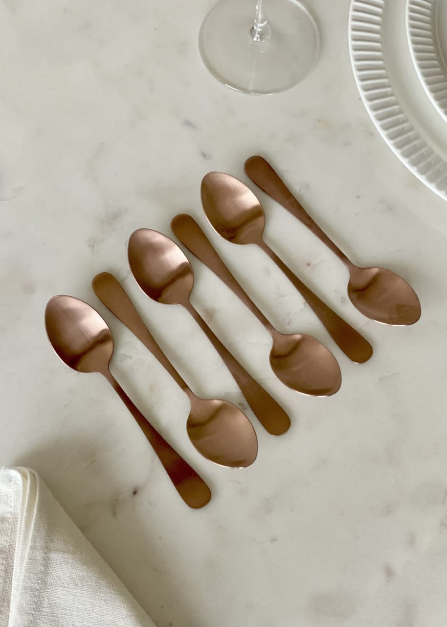 ROSE GOLD TEASPOON 6PCS(793381)