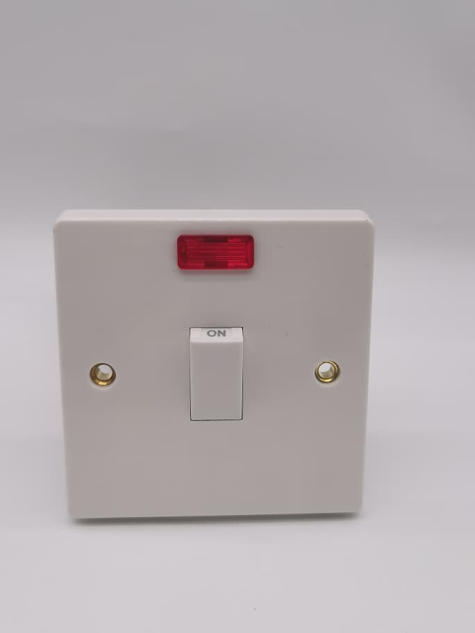 W324 1GANG 2POLE FLUSH SWITCH