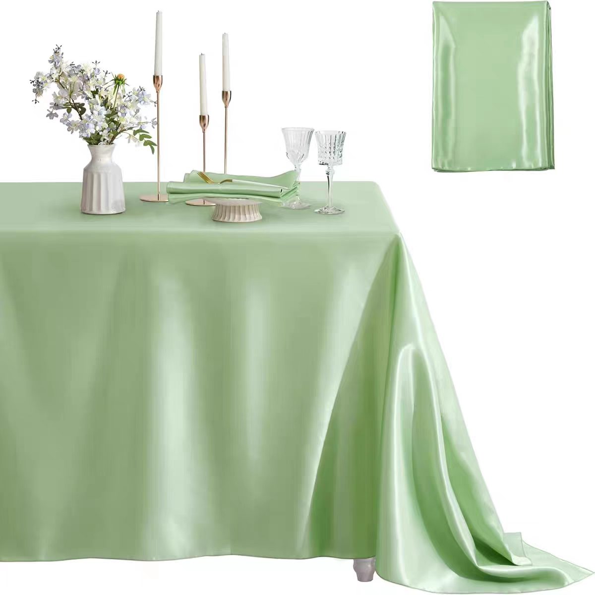 Knitted satin tablecloth Rectangle 230*300mm