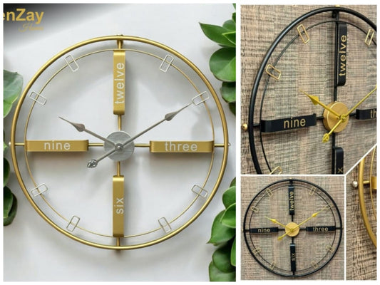 1161 clock 60cm black