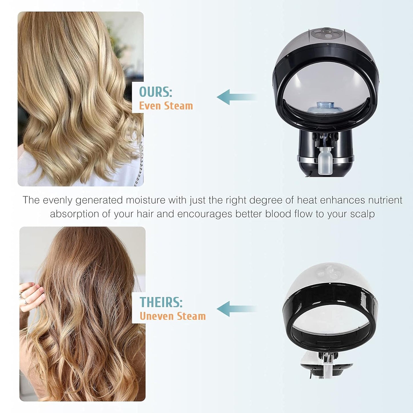 SALON HAIR STEAMER MQ2208-24