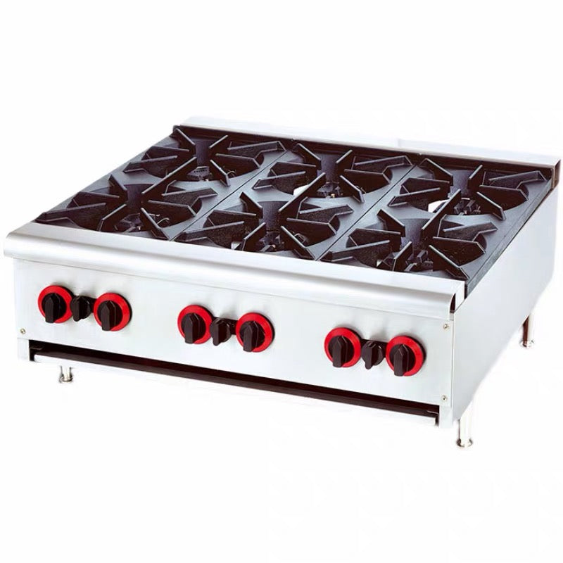XNF #2380 INDUSTRIAL STOVE  6 HEADS