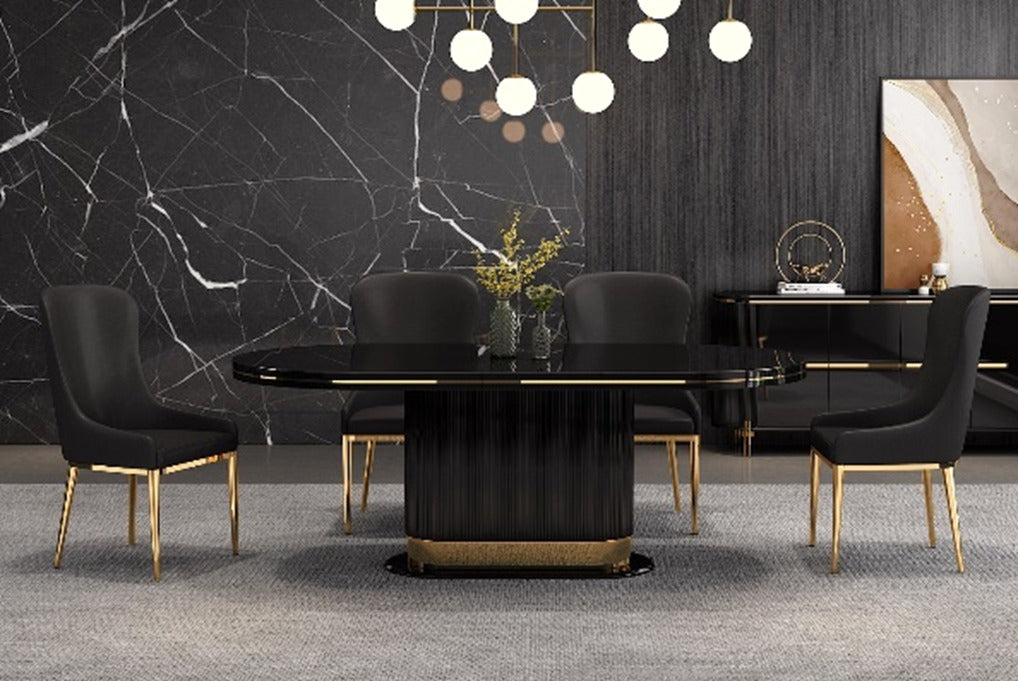 90597+11454 Dinning Table+ 6 chairs