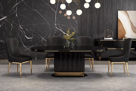 90597+11454 Dinning Table+ 6 chairs