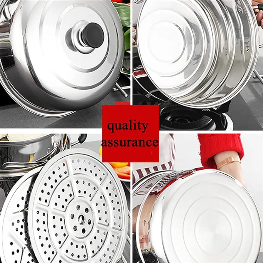 2 layers steam pot 28cm