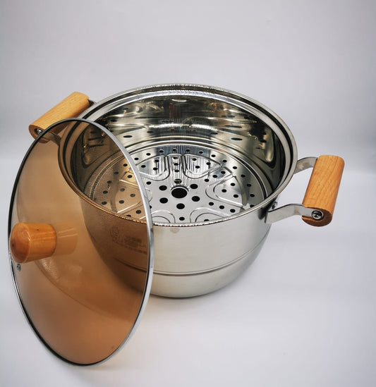 stainless steam pot