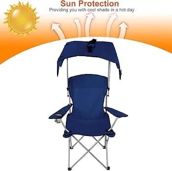 093-774 camping chair with shade