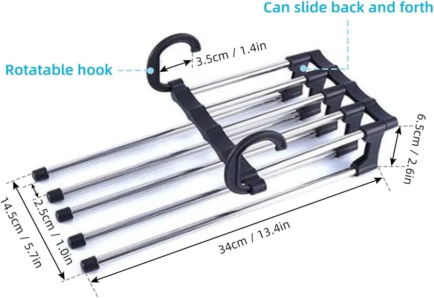4992 space saving pants hanging