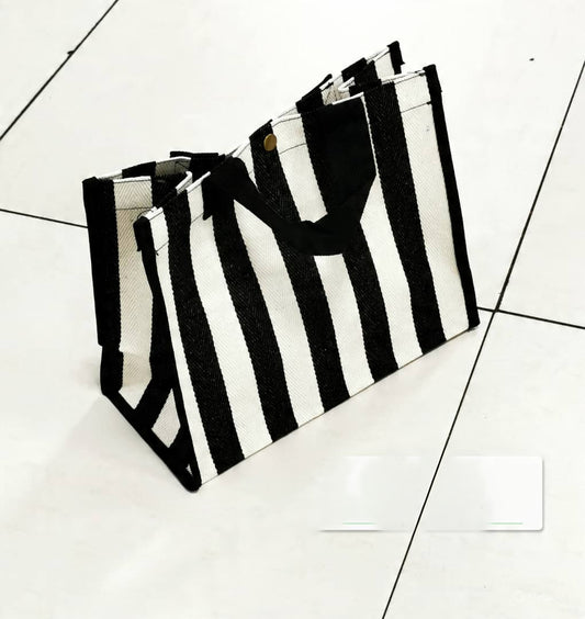 XFJ STRIPE HANDBAG