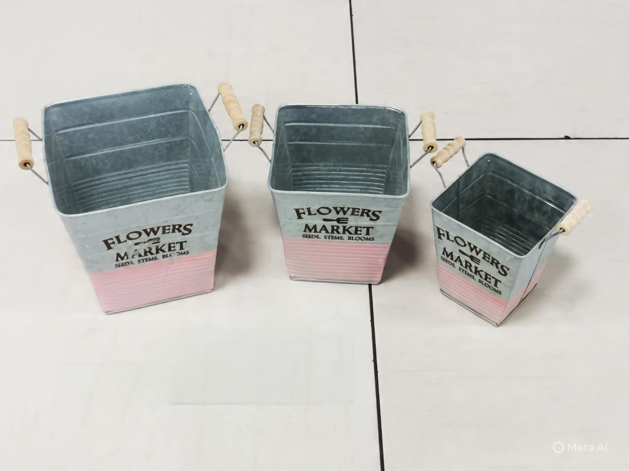 19M1010E 3PCS FLOWER POT