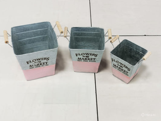 19M1010E 3PCS FLOWER POT