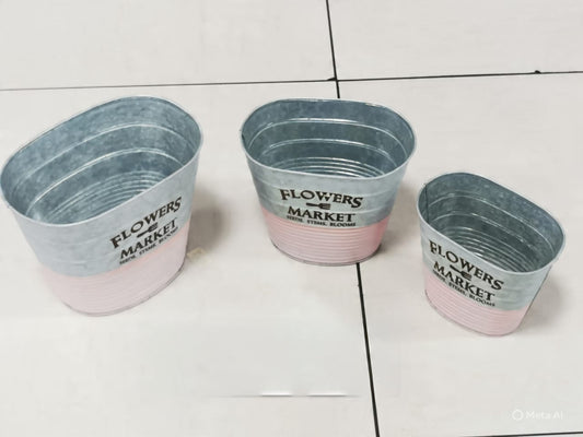 19M1021e 3PCS FLOWER POT