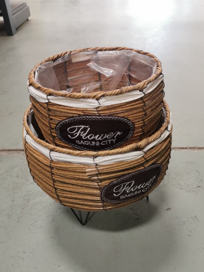 9307-14 2pcs flower pots