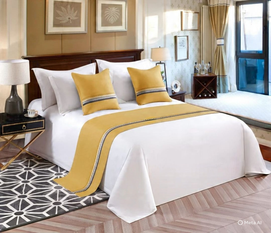 2pc throw +1 cushion cover
