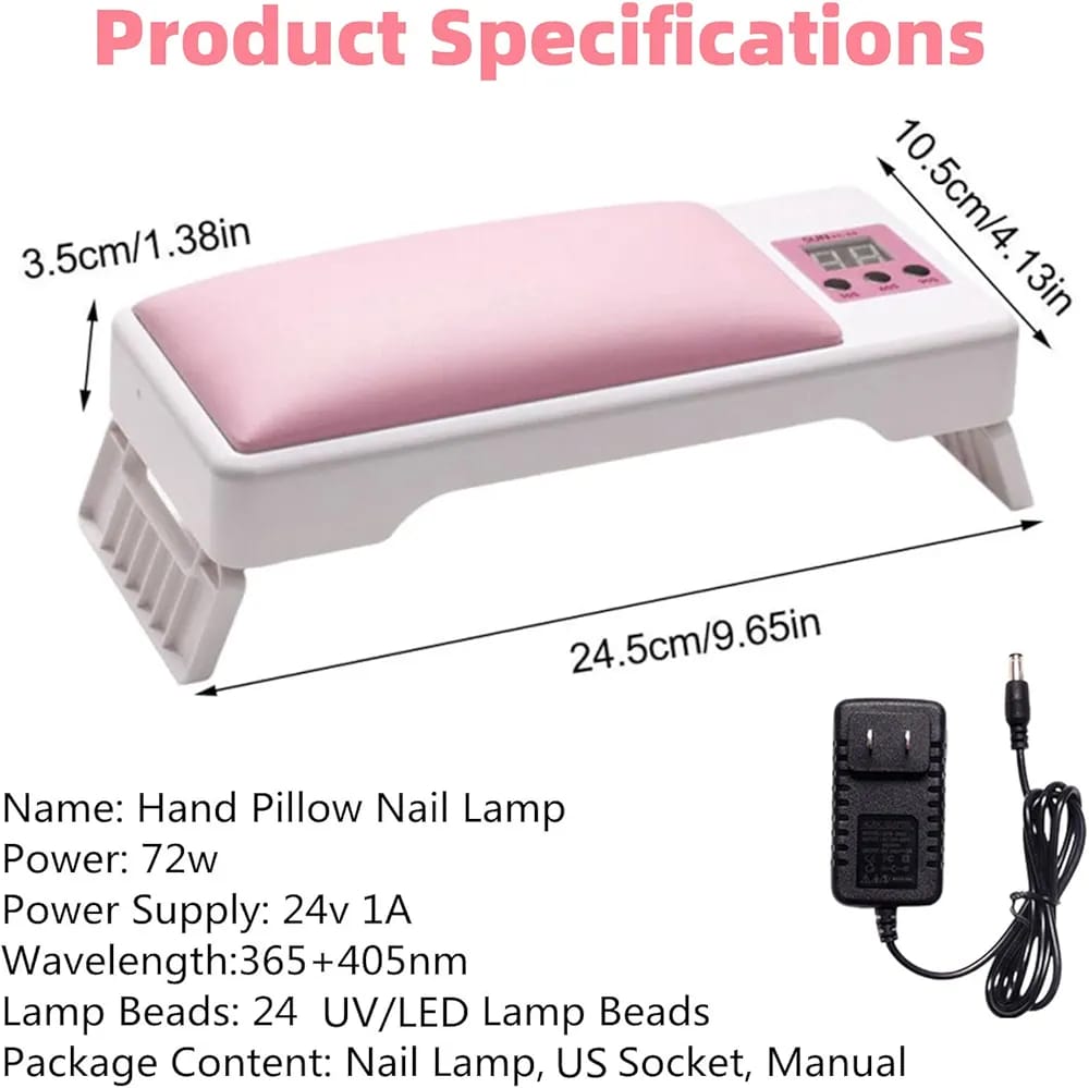 EDA HAND PILLOW NAIL ENHANCEMENT LAMP