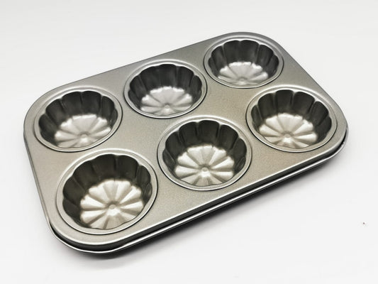 618E 6 HOLE BAKING TRAY