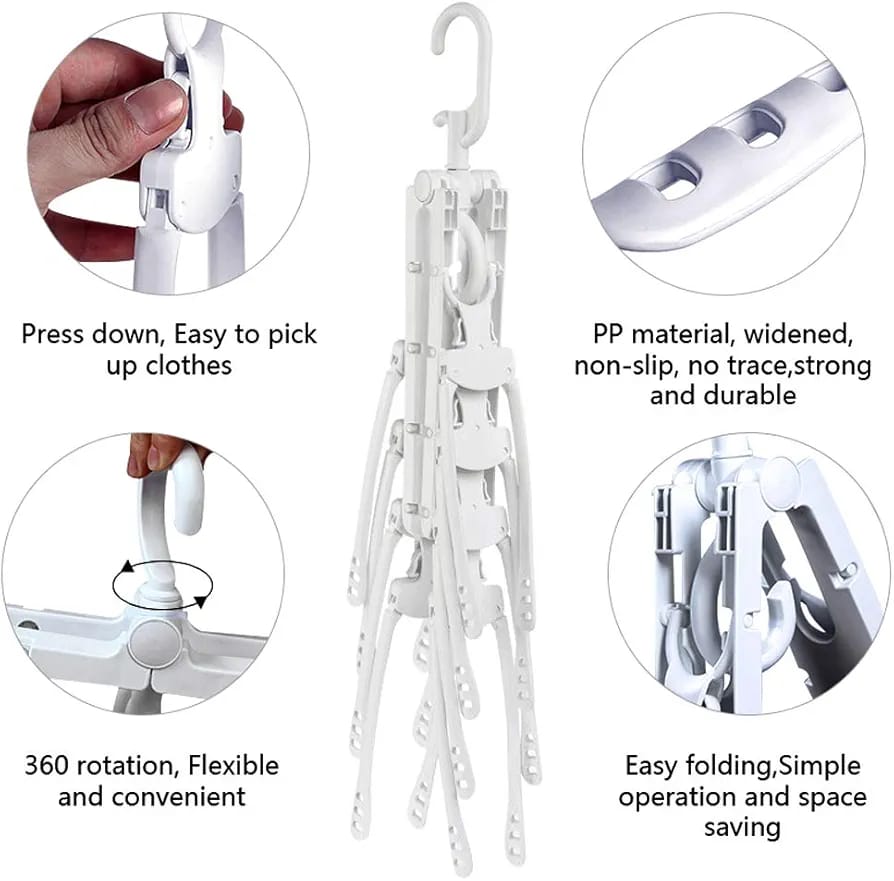 Magic folding hanger #236