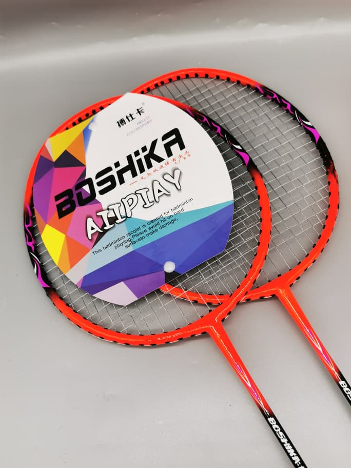 77725 2pcs badminton racket set