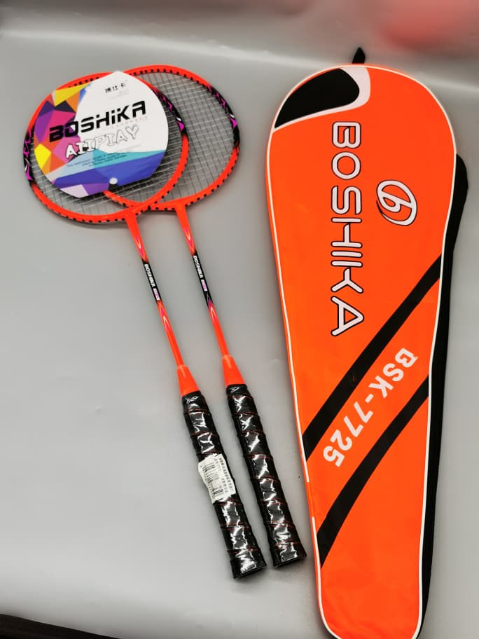 77725 2pcs badminton racket set