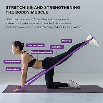 Long resistance band 3pcs