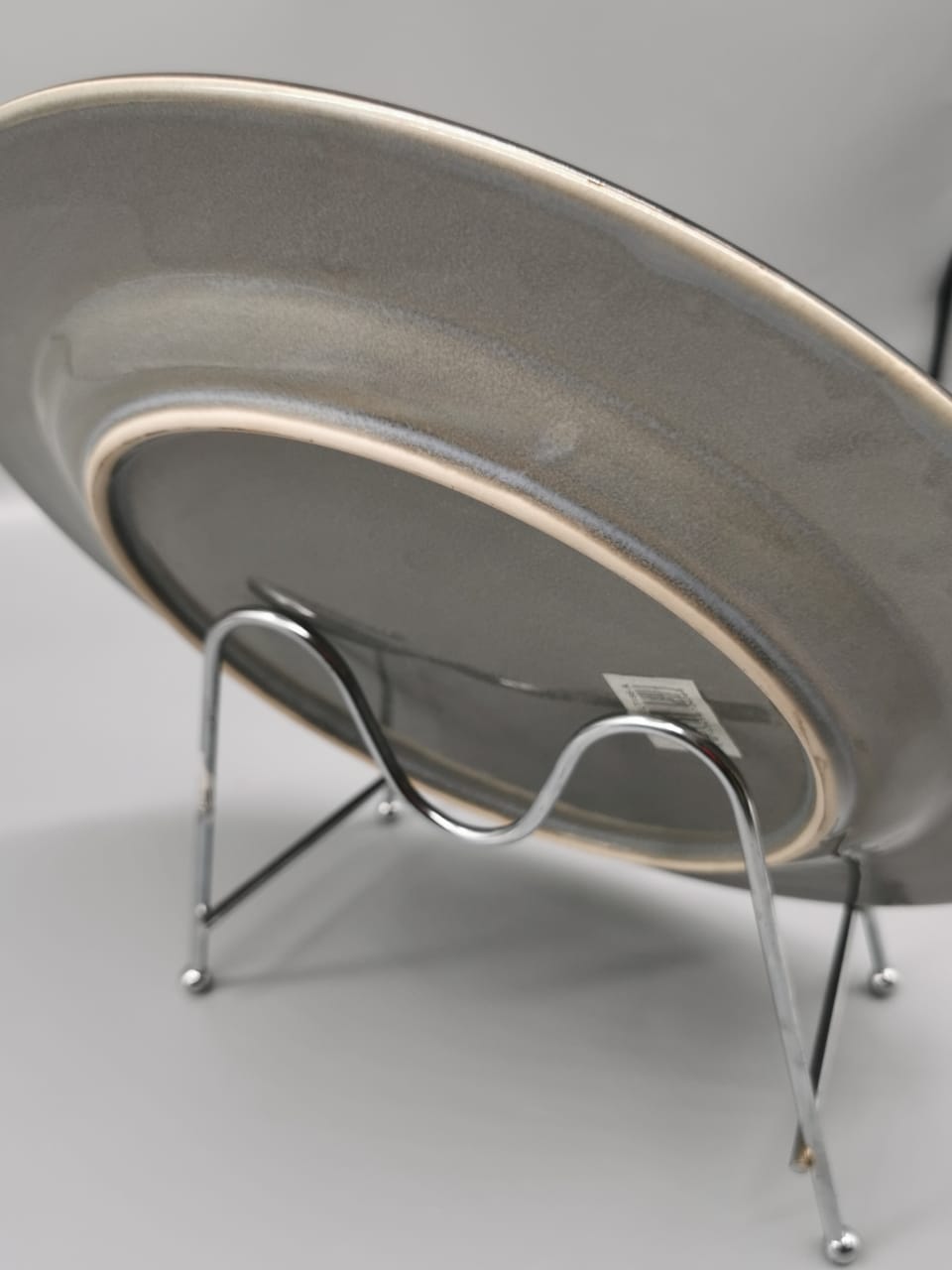 LT186 GREY PLATE 10INCH
