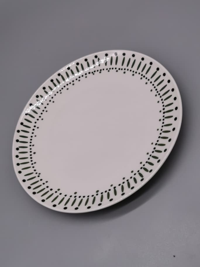KY202208-21 CERAMIC PLATE 8 INCH