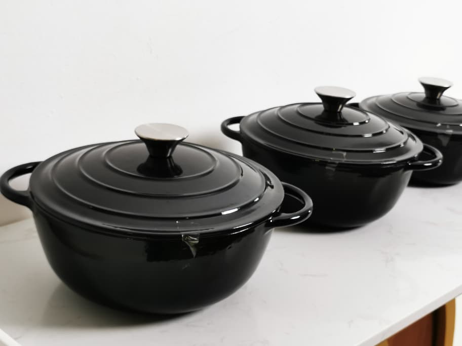 SA 7PCS CAST IRON COOKWARE
