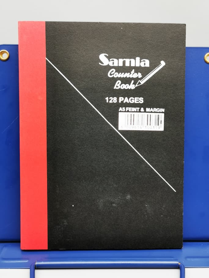 128PG A5 FEINT & MARGIN BOOK
