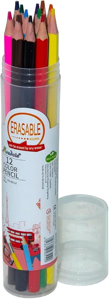 Erasable coloring pencil 24pcs