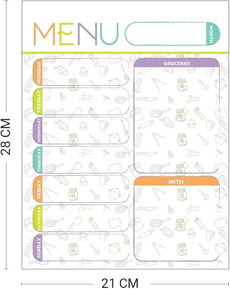 HFWJ07 MAGNETIC NOTE SHEET
