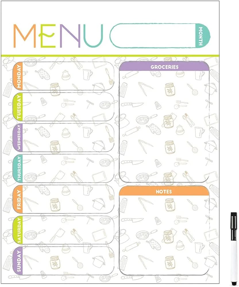 HFWJ07 MAGNETIC NOTE SHEET