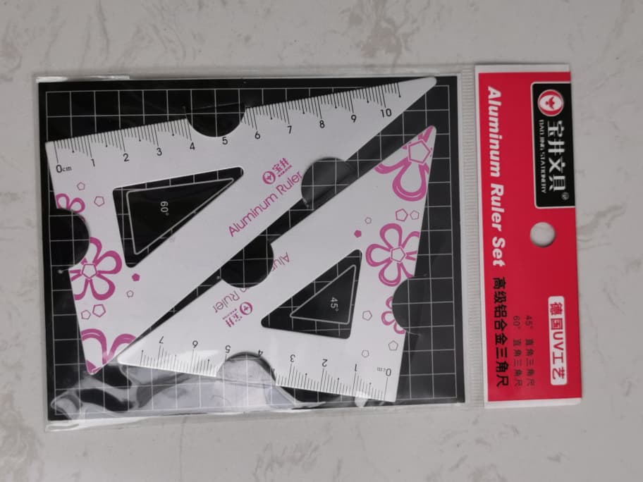 Aluminium ruler set Bj-3603