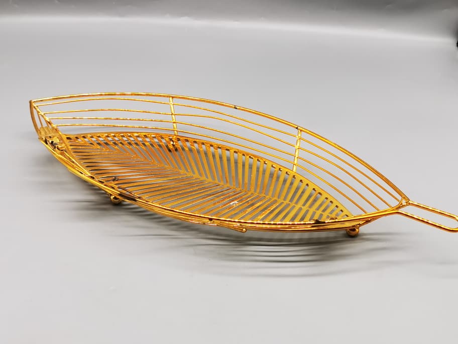 C719-B TABLE DECO LEAF SHAPE