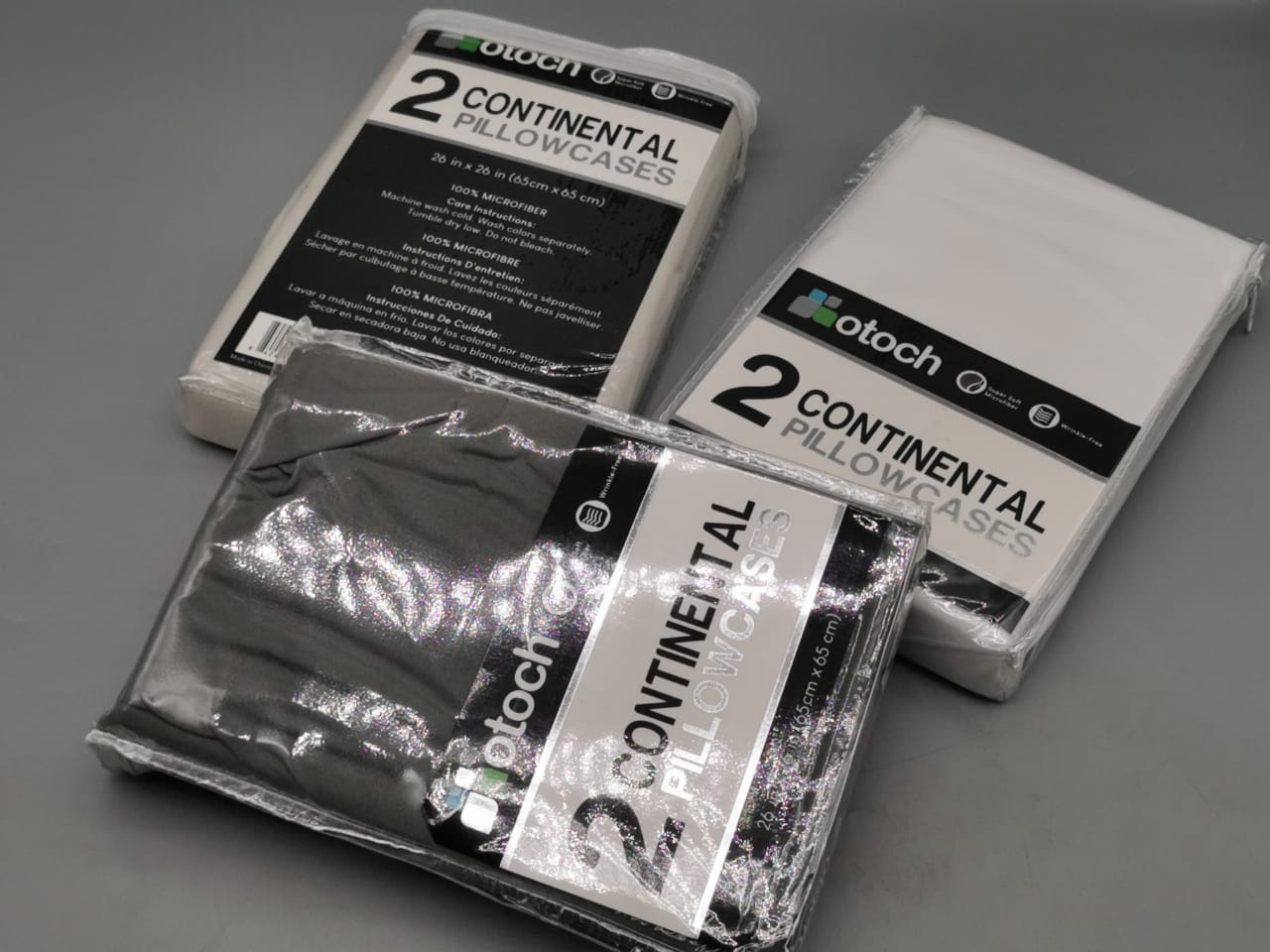 2 continental pillow cases