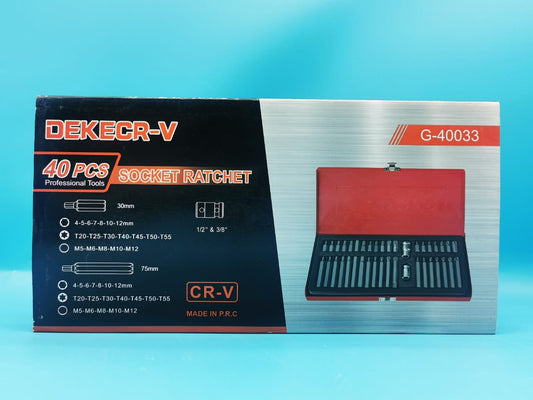 PD 40PCS SOCKER RACHET