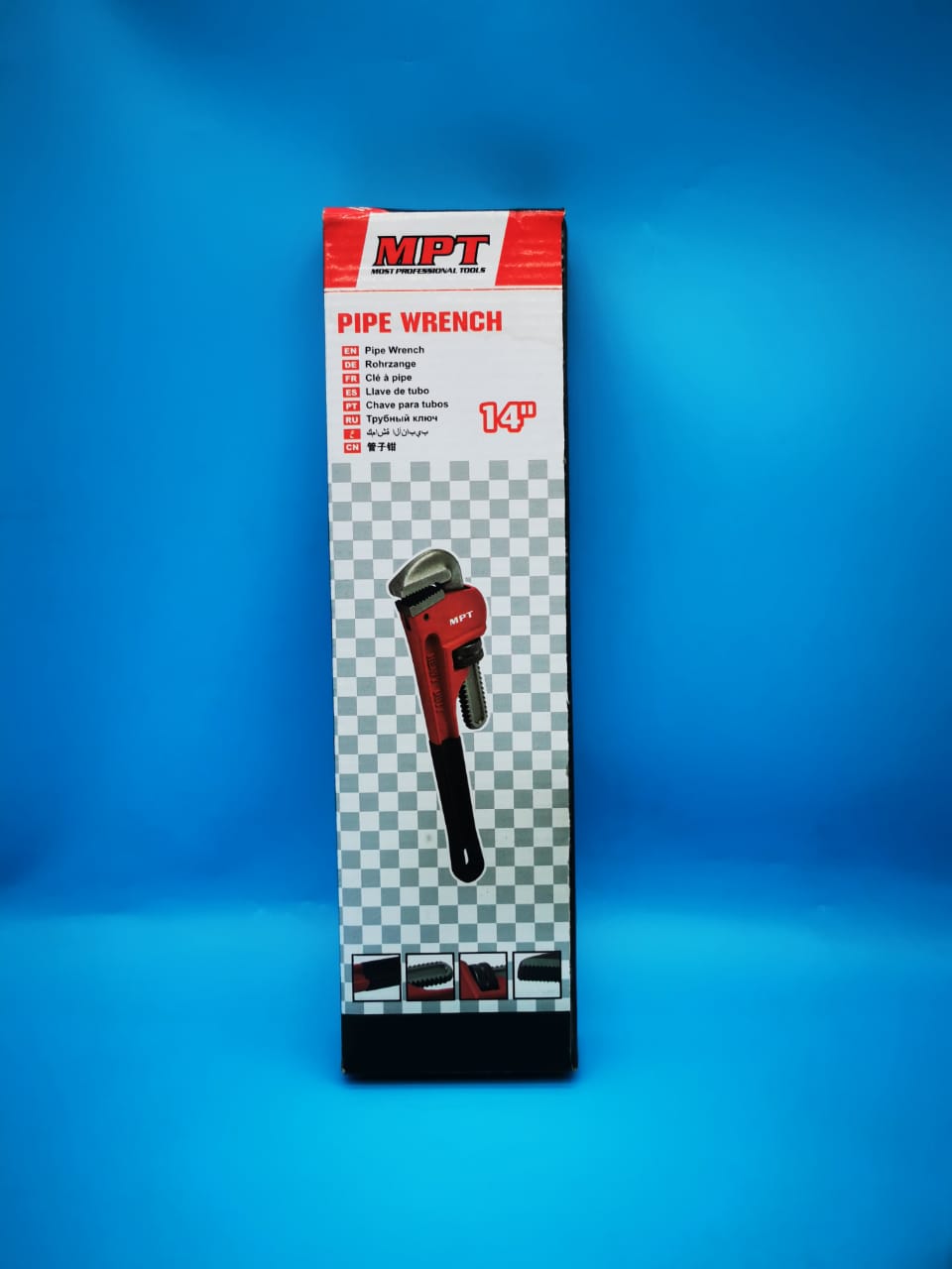 Mpt pipe wrench 18"