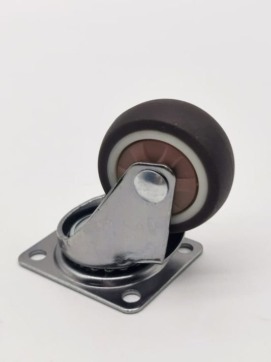 40mm Rubber wheel with break