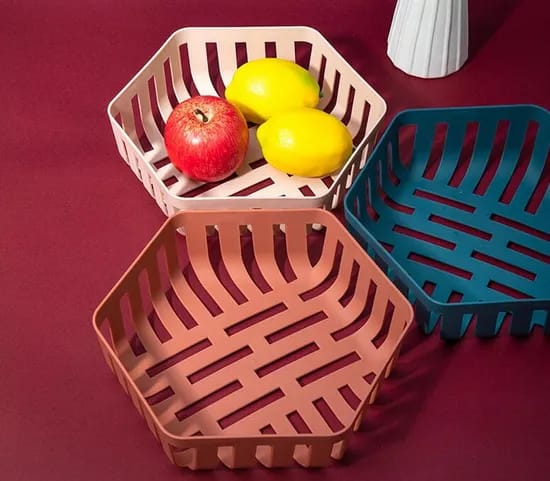 Plastic fruit basket TB-1893
